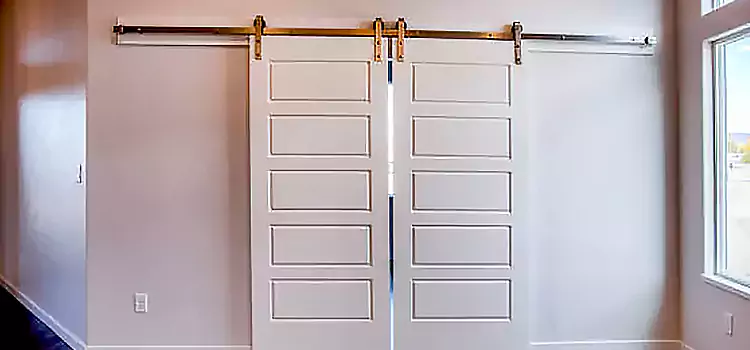Glass Barn Door with Installation Hardware Kit Imperial Beach