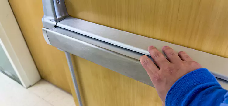 Installing a Push Bar on a Door Imperial Beach